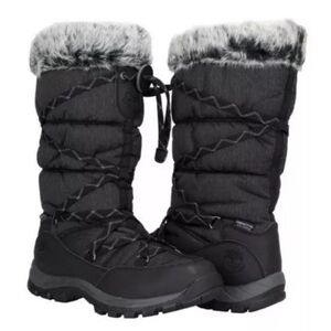 TIMBERLAND CHILLBERG WOMEN BLACK WATERPROOF BOOTS SIZE 8